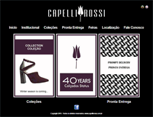 Tablet Screenshot of capellirossi.com.br